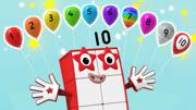 Numberblocks article ten balloons